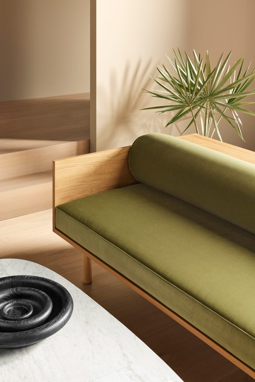 Souvenir sofa by Blu Dot
