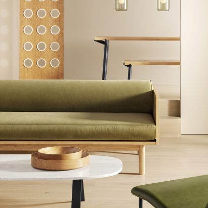 Souvenir sofa by Blu Dot