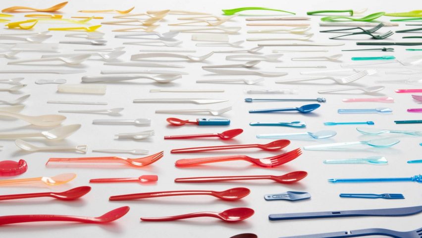 Picture of single-use plastic cutlery used to illustrate a story about the UN plastic treaty