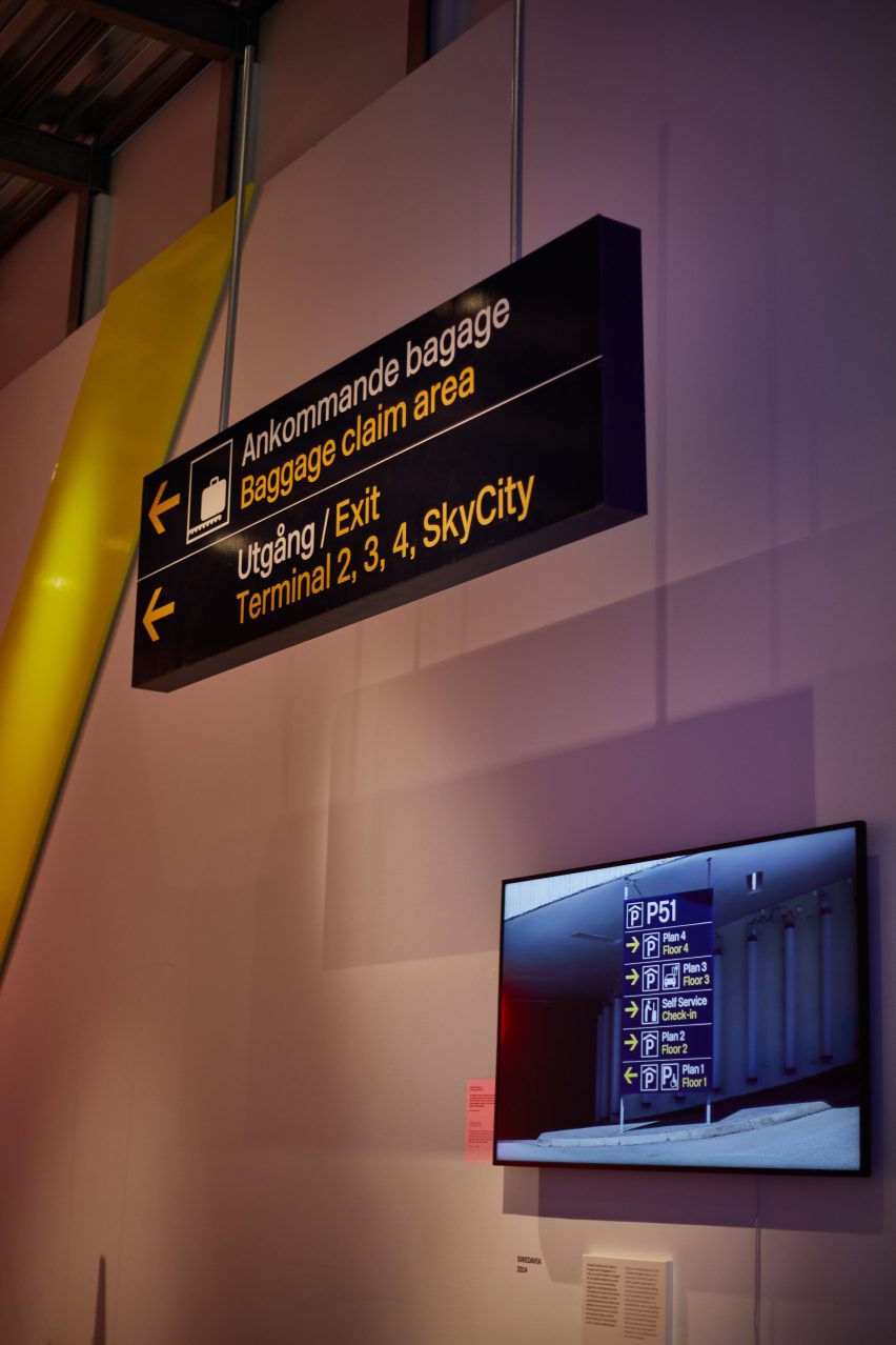 Wayfinding for Arlanda airport