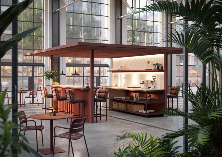 Support kitchen model