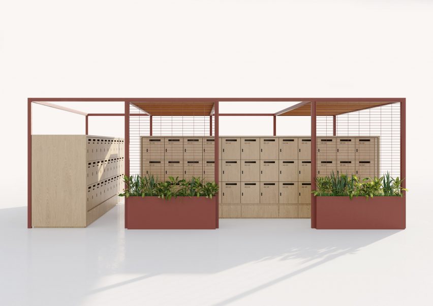 Support Kettal lockers