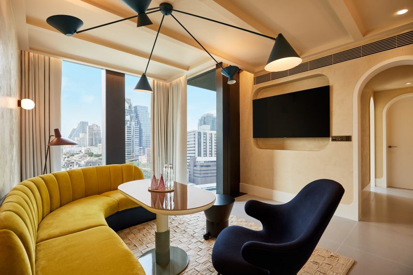 The Standard, Bangkok Mahanakhon interiors