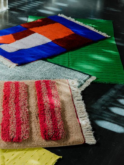 Patterned rugs by Trame