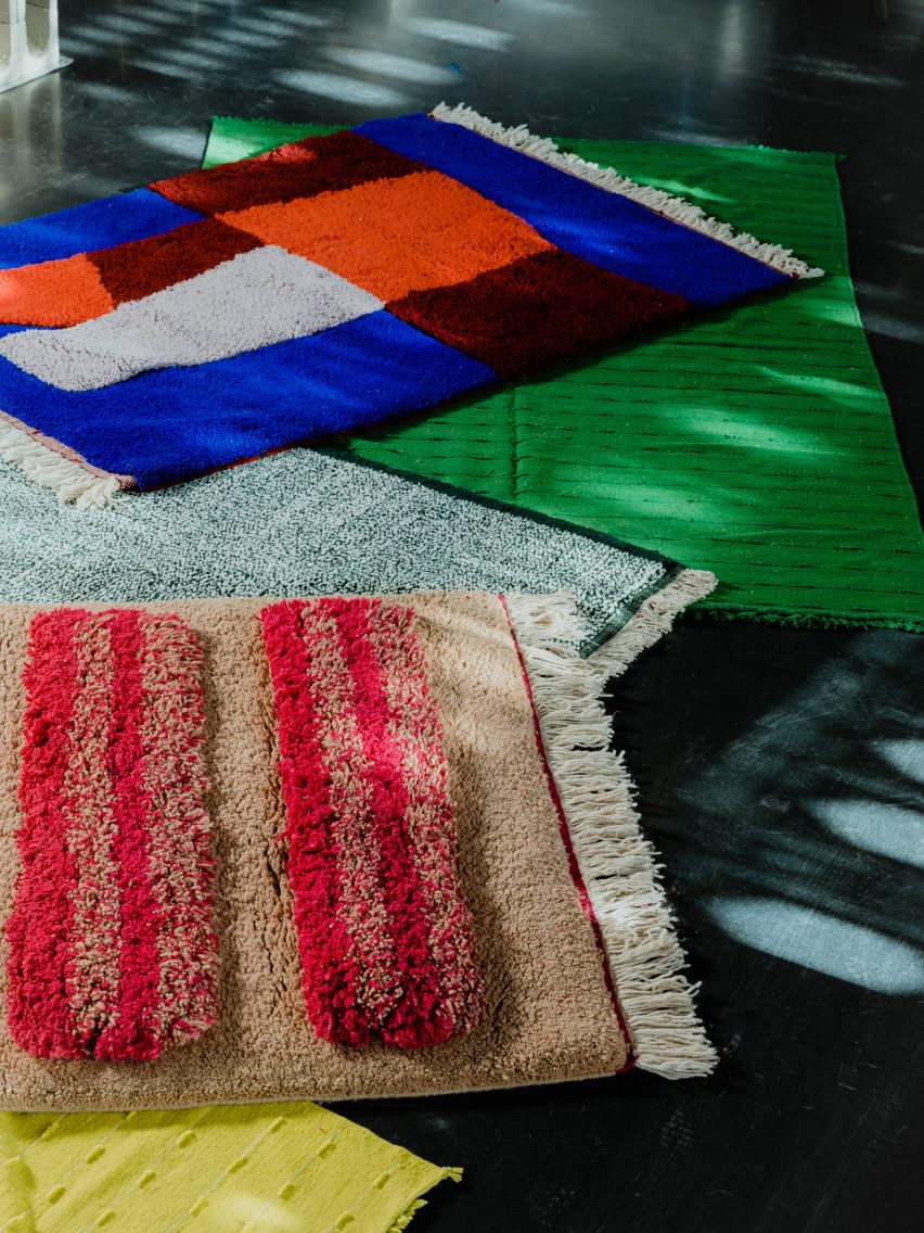 Patterned rugs by Trame