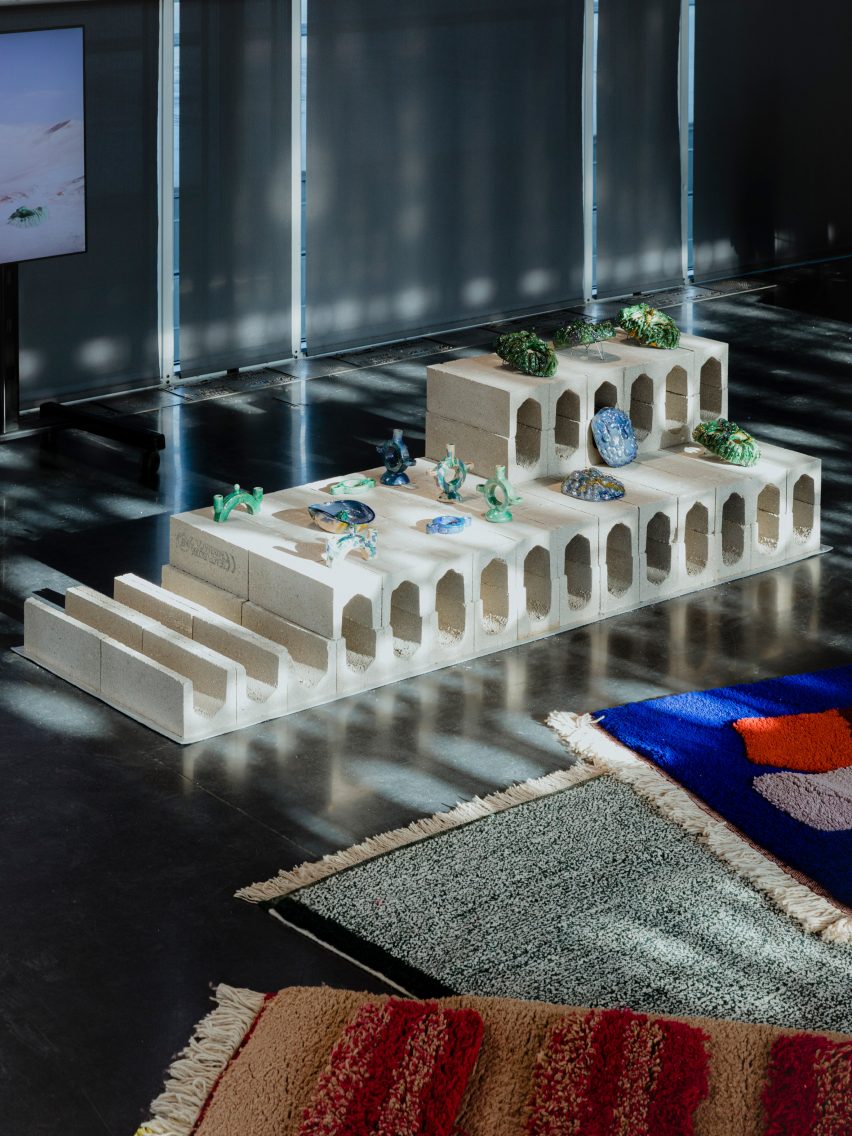 Rugs and ceramics by Trame