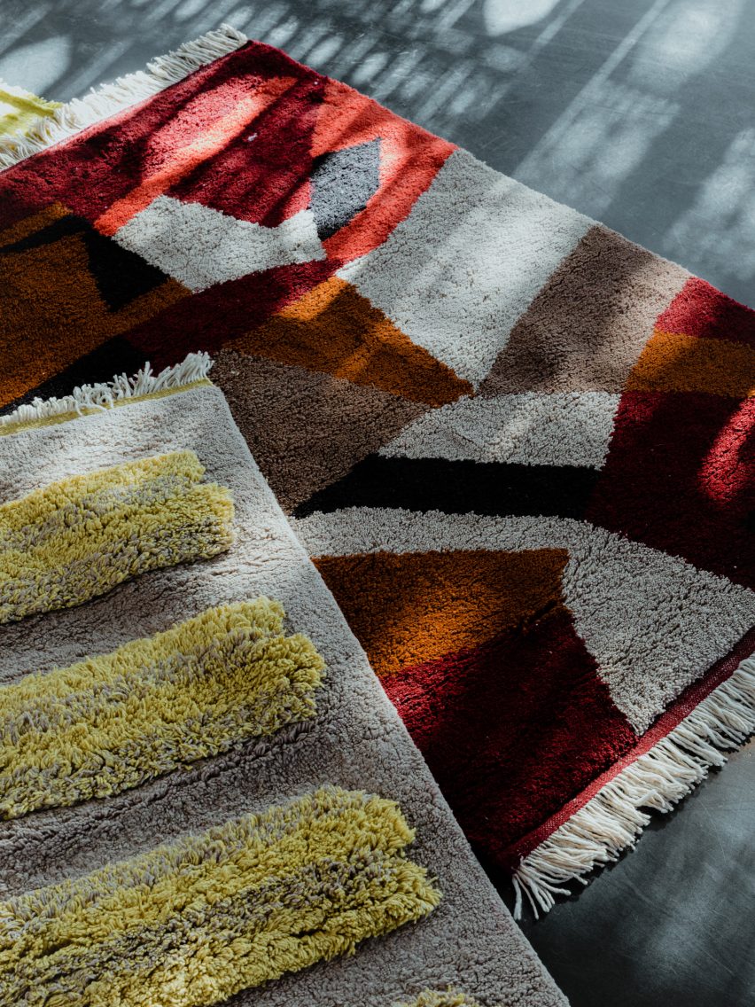 Two rugs by Trame