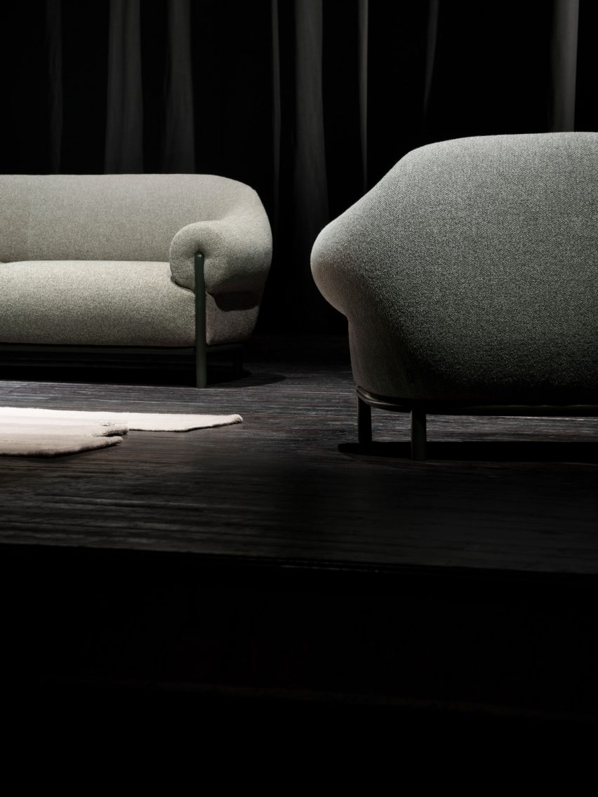 Two Fender sofas in grey from True Design