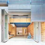 Patio doors with blinds