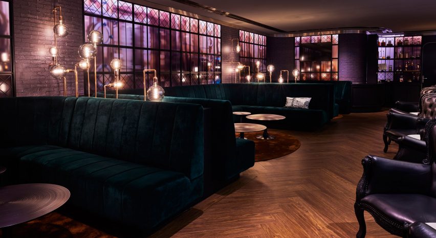 Interiors of VIP centre at Schiphol airport, designed by Marcel Wanders