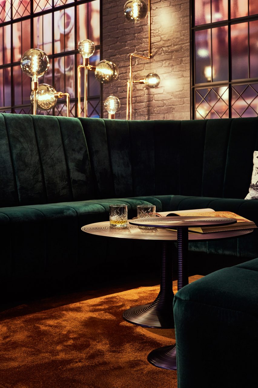 Interiors of VIP centre at Schiphol airport, designed by Marcel Wanders