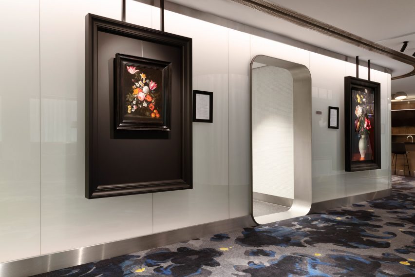 Interiors of VIP centre at Schiphol airport, designed by Marcel Wanders