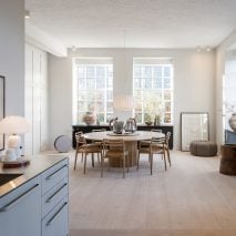 Kitchen interior of Vipp Pencil Case hotel in Copenhagen