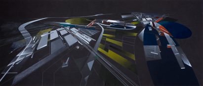 Vitra Fire Station painting