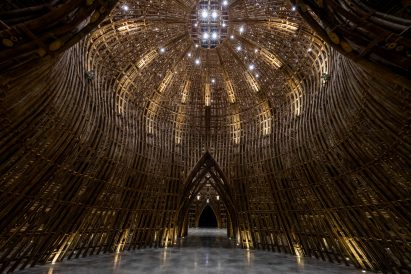 Interior image of a domed space at Grand World Phu Quoc 