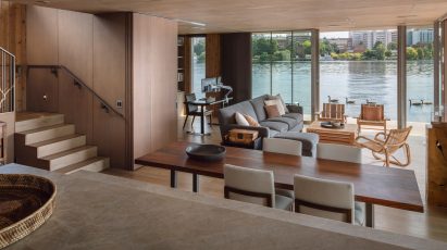 Living room by Olson Kundig
