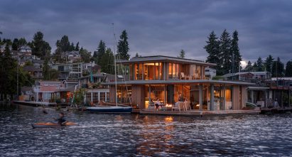 Floating cabin