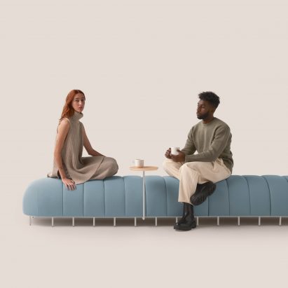 Worm chair by Clap Studio for Missana