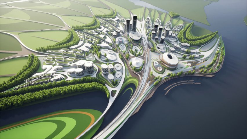 Liberland city designed by Zaha Hadid Architects