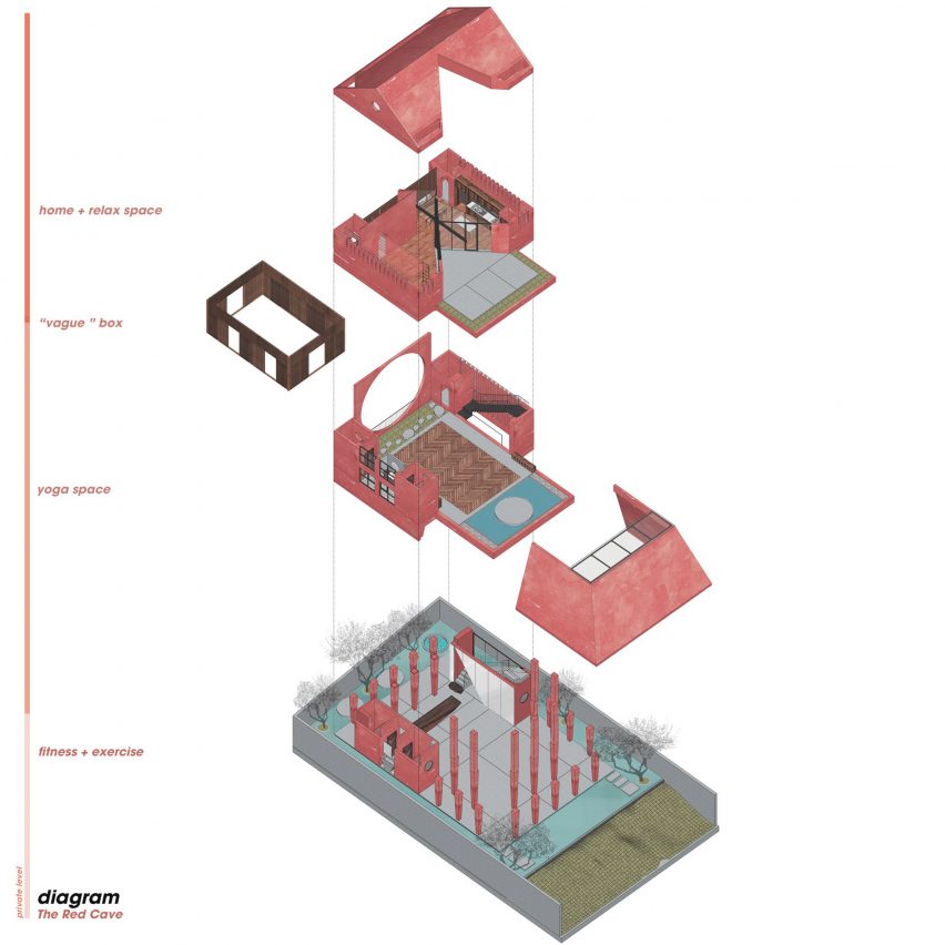Red Cave by 23o5studio plans