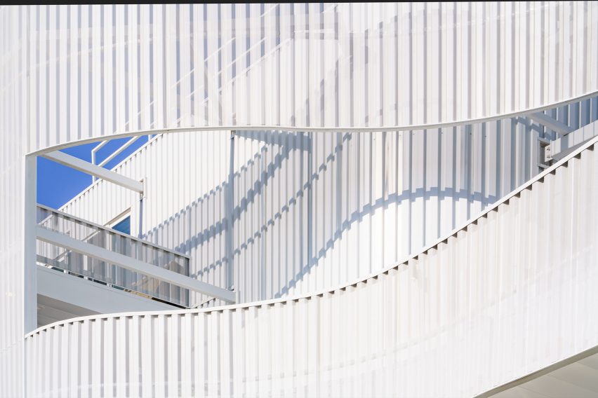 metal screen white apartment