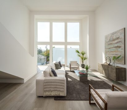 white apartment LA interior