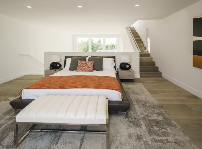 apartment bedroom interior mezzanine