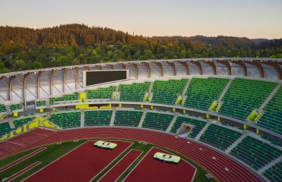 Hayward Stadium Canopy interior 
