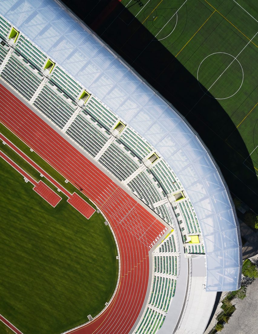 hayward field aerial canopy and track