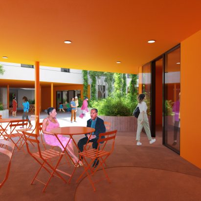 Corazon del valle public space