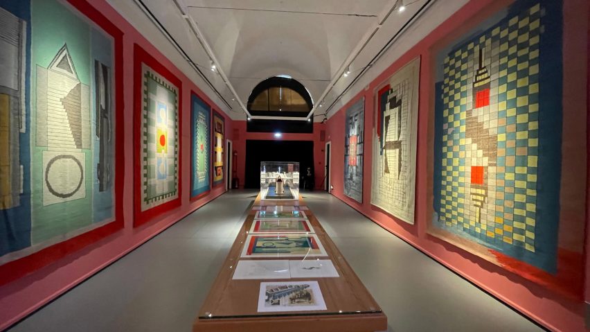 A photograph of the Aldo Rossi Design Exhibition