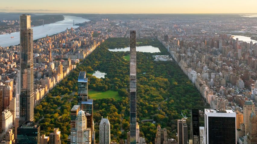 111 West 57th Completion aerial images