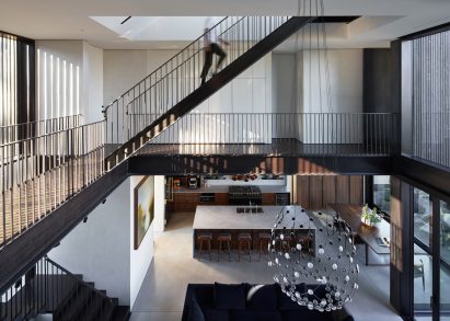 metal staircases seattle home