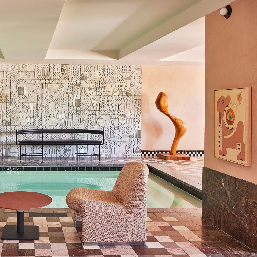 Kelly Wearstler Pool Suite