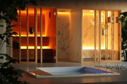 A photograph of the wellness system