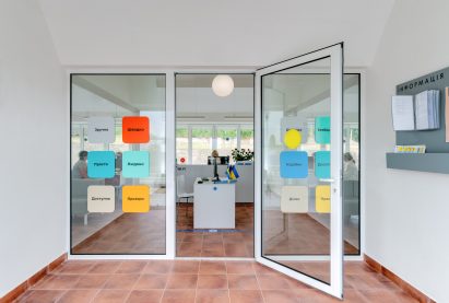 Entrance to the Administrative Service Centre prototype