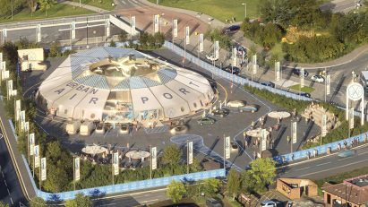 An aerial view of Air One by Urban-Air Port