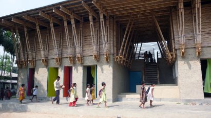 METI Handmade School by Anna Heringer,