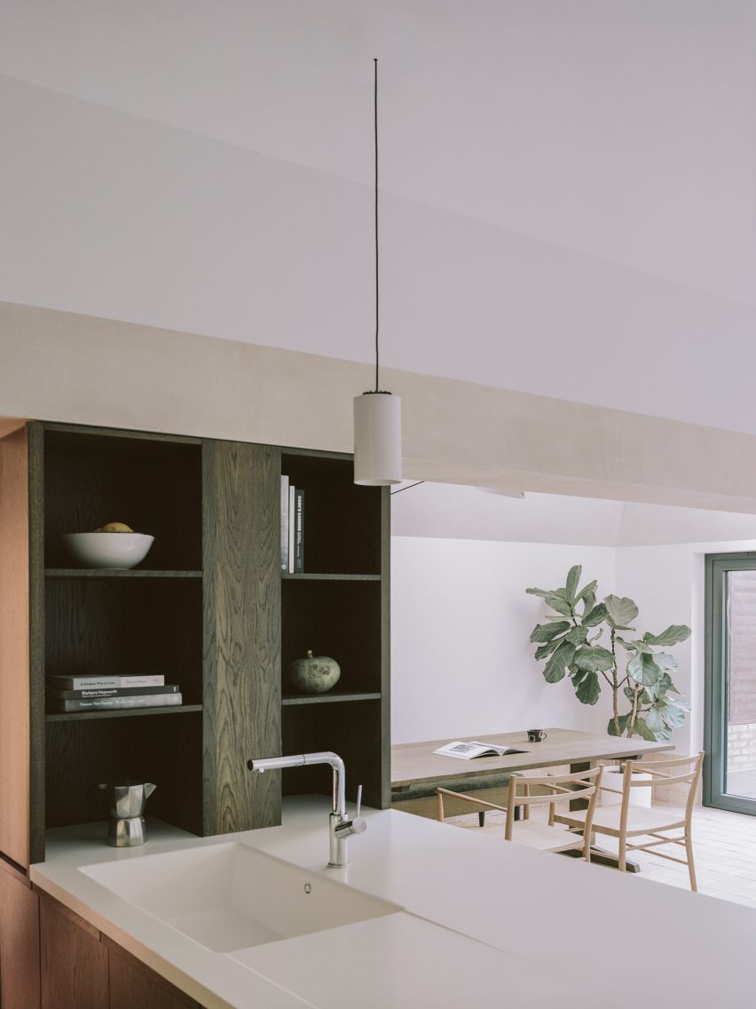 Kitchen interior of Aperture House by Studio McW