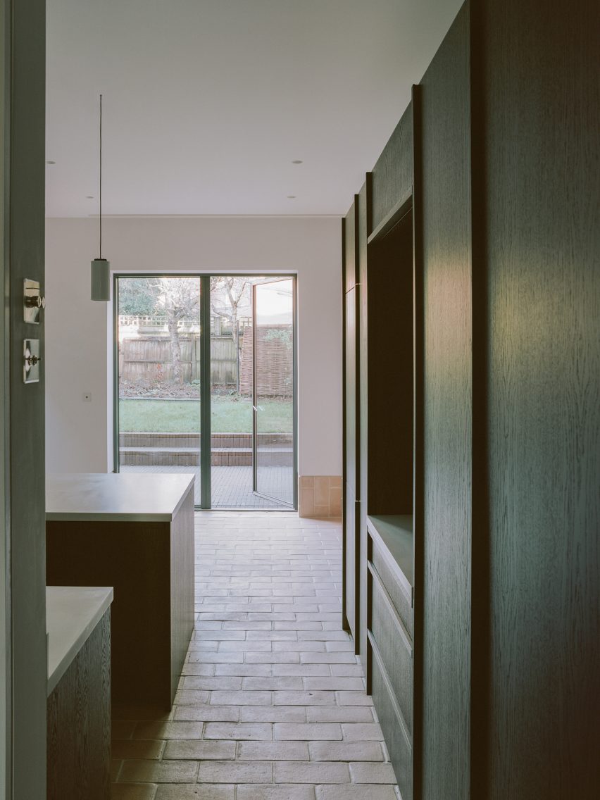 Kitchen interior of Aperture House by Studio McW
