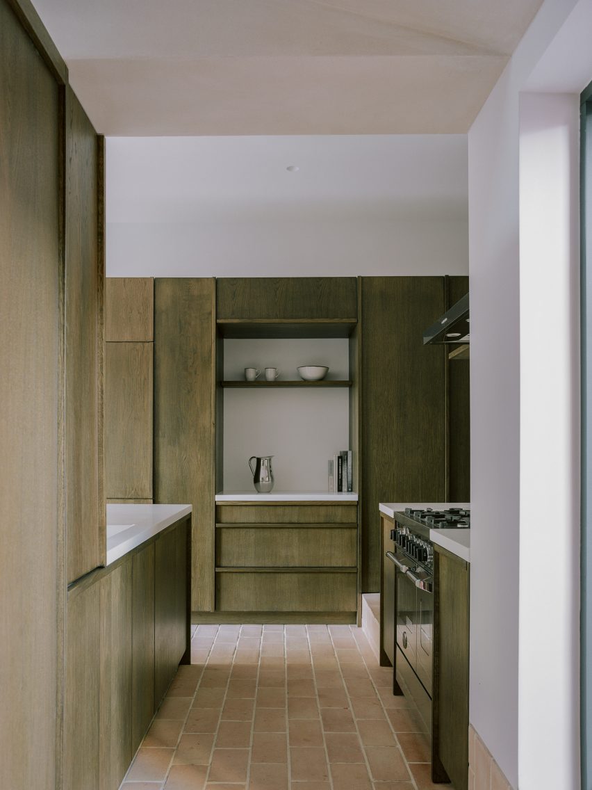 Kitchen interior of Aperture House by Studio McW