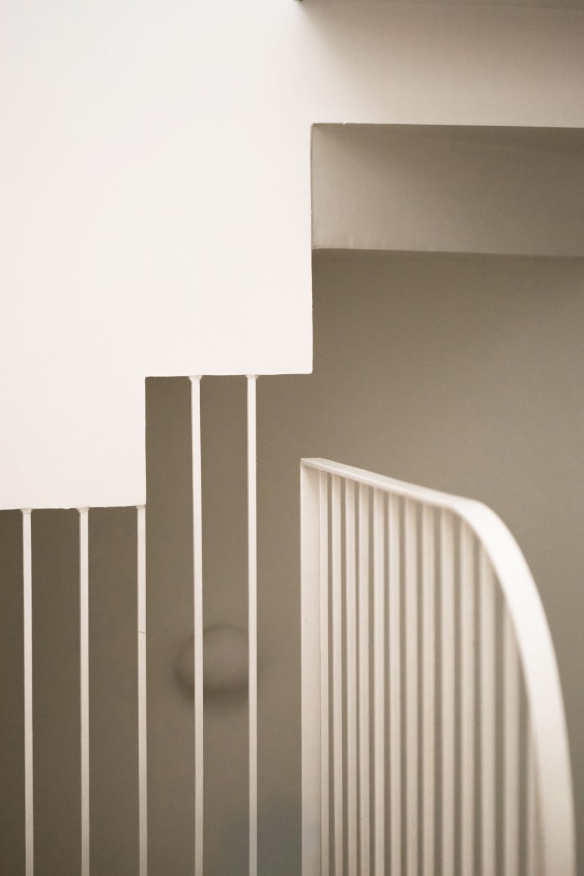 Steel staircase