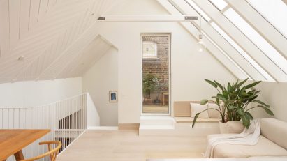 Converted artist studio in London