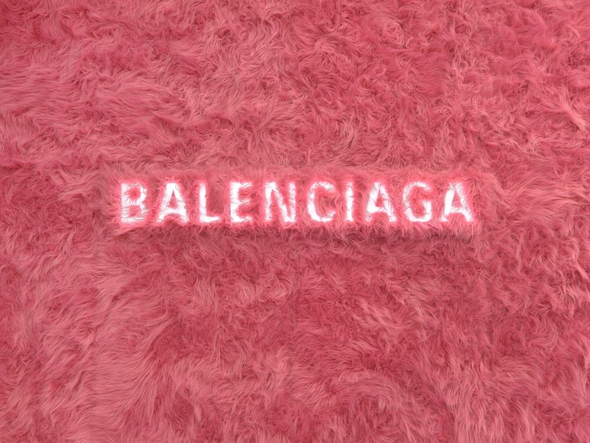 Balenciaga lined its Mount Street store in pink faux fur for its Le Cagole pop-up