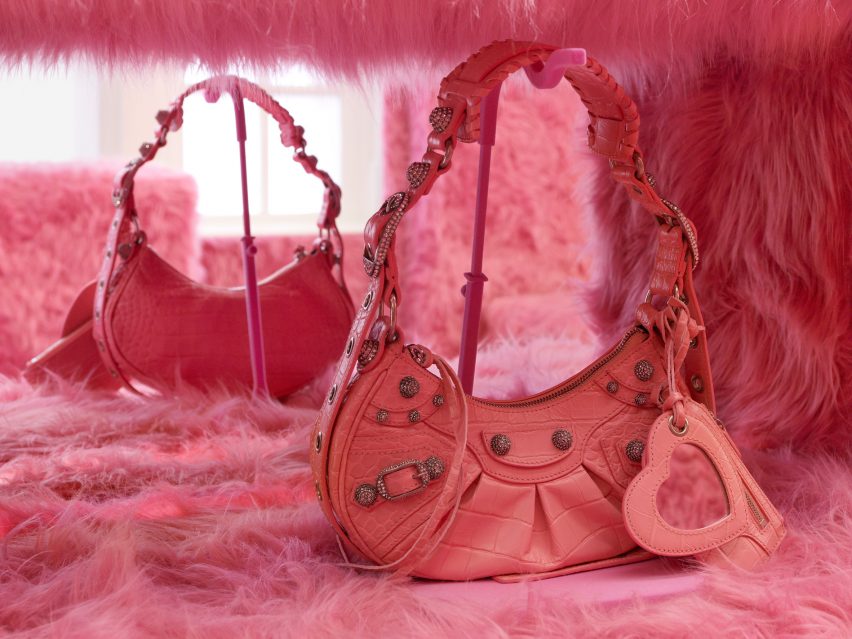Balenciaga lined its Mount Street store in pink faux fur for its Le Cagole pop-up