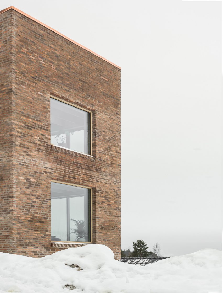 Red brick facade