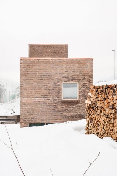 Red brick facade