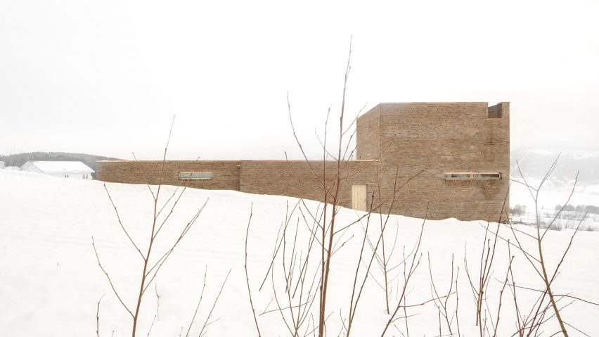 Brickhouse with Tower by Sanden+Hodnekvam Arkitekter