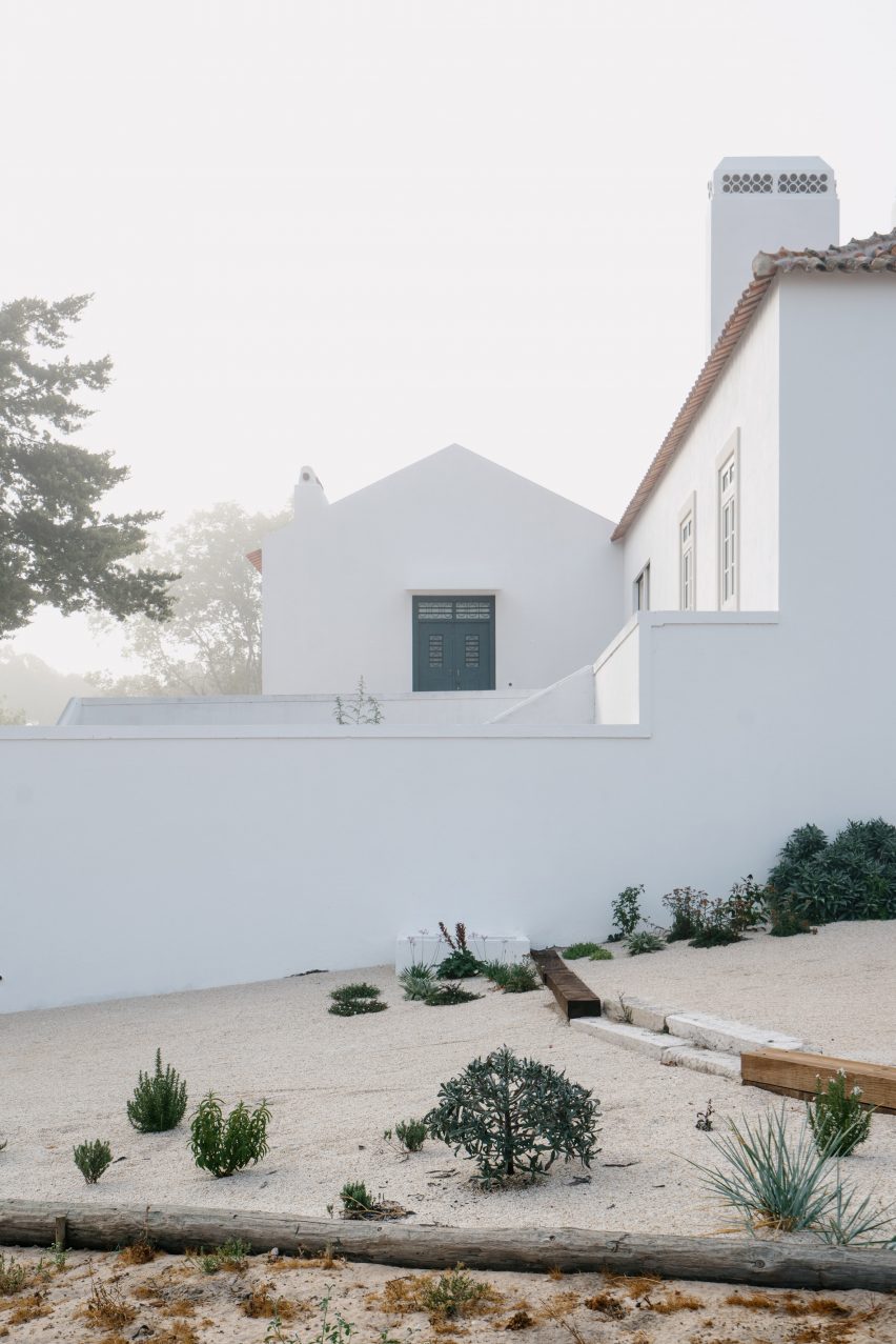 White Portuguese farmhouse
