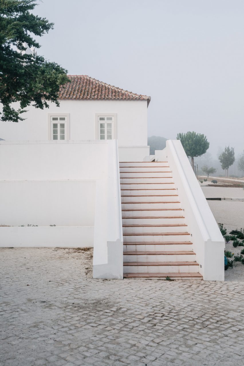 White Portuguese farmhouse